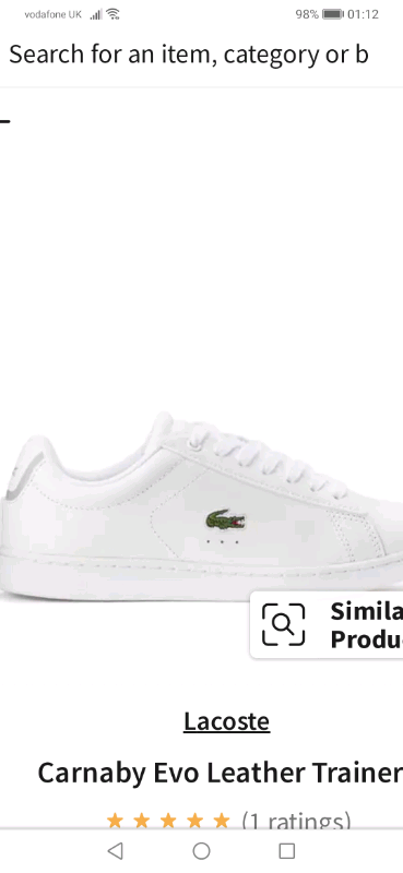 size 10 lacoste trainers